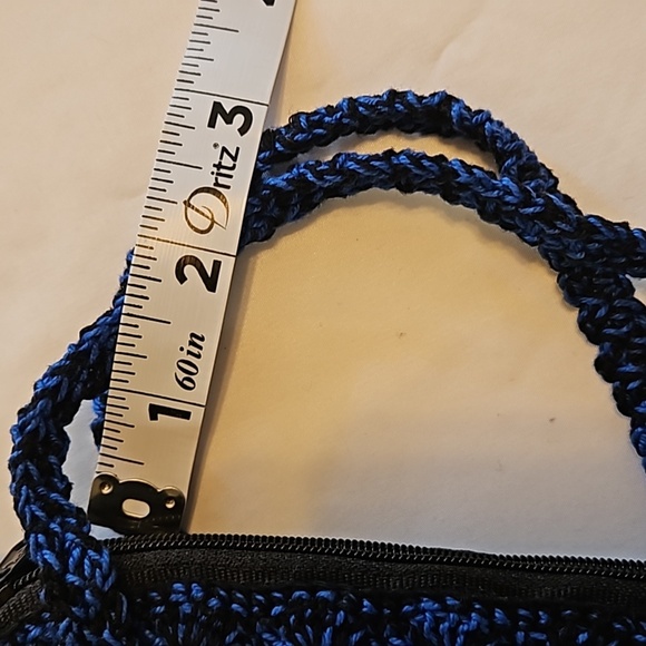 Handmade Kids Floral Crochet Mini Bag Handcrafted Boho Grannycore Vintage unique - Picture 16 of 17